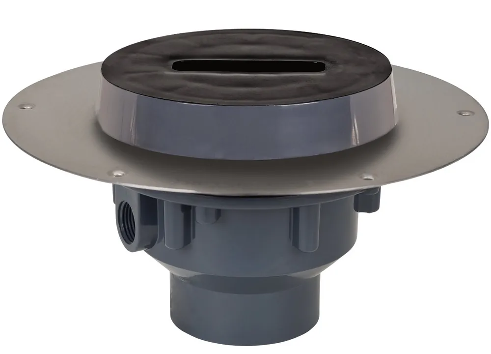 Sioux 822-2PF Drain Halo 2 pvc Finish Line R/I