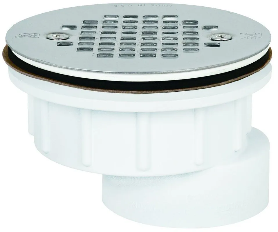 Sioux Chief S8252PFS 2 in. Hub Plastic Shower Drain