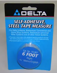 Delta Faucet 79-067 Tape Measure 6 Ft 3/4 Inch Metric English