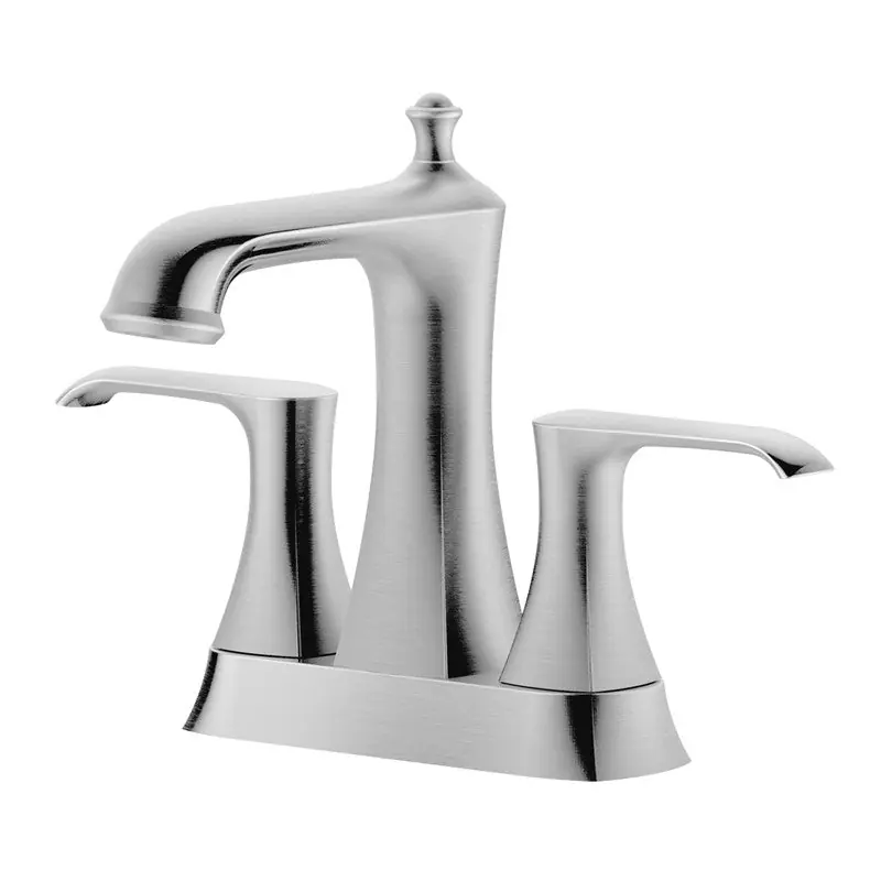 Dakota DSF-42BCS00RG-DIS Skye 7 1/8 Inch Deck Mount Wide Centerset Bathroom Faucet