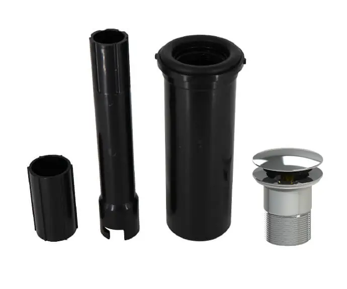Mountain Plumbing BDWOF-DS-NSTRIM/MB Tub Docking Station - Freestanding Tub Drain Rough-In - Trim Kit without Overflow