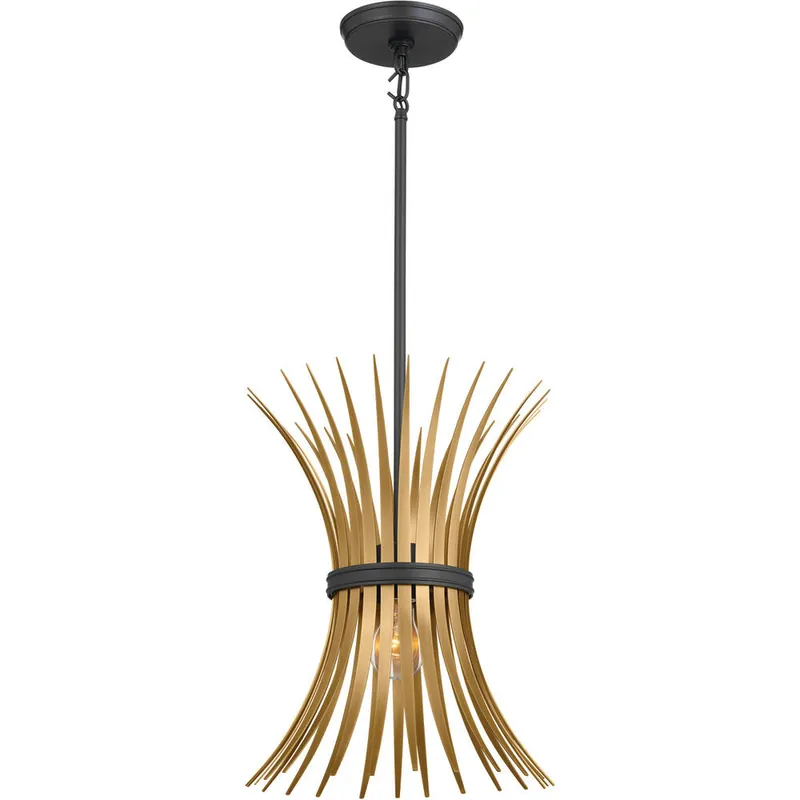 Kichler Lighting 52460BK Baile 1 Light 12.75 inch Pendant 75W