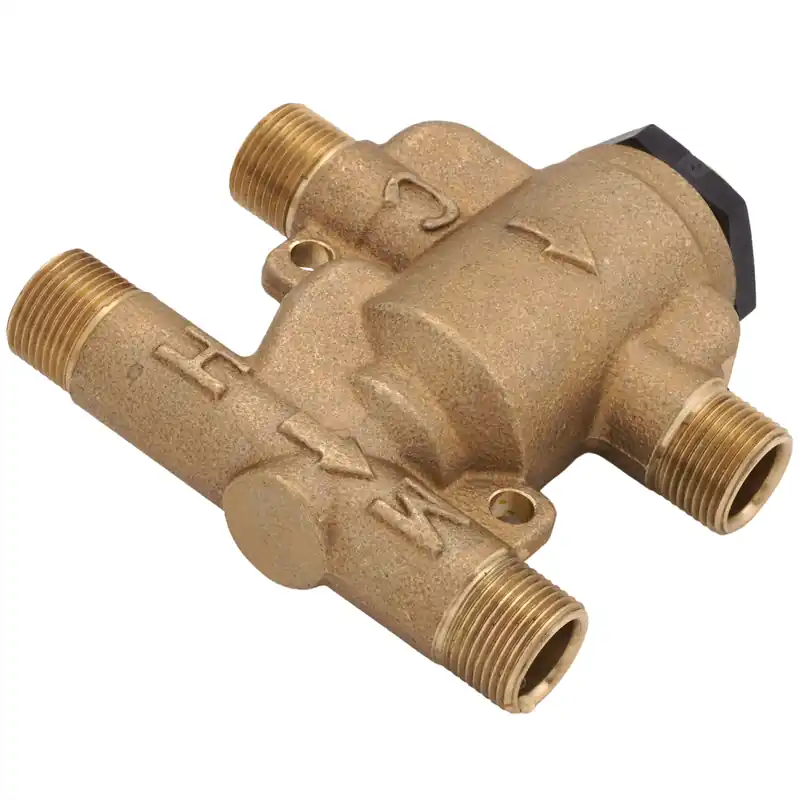 Watts 0204152 Thermostatic Mixing Valve 3/8 Inch Compression 150 PSI 0.25 GPM