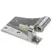 Kason 11253000002 Oblique Hinge Lower Brushed Chrome Rh