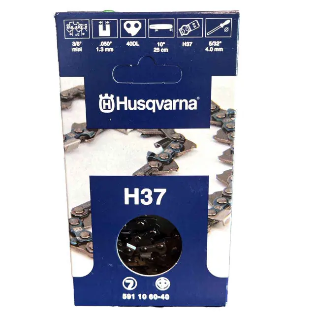 Husqvarna 591106040 H3740 Chainsaw Chain 3/8 Mini .050 10 in