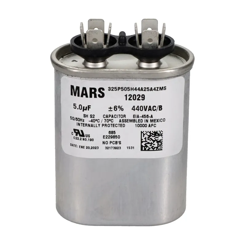 Mars M12929 5 mfd 440v oval run capacitor
