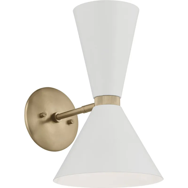 Kichler Lighting 52570CPZWH Phix LED 8.75 inch Wall Sconce Wall Light