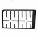 Electrolux 318909206 Burner Grate Black Right Hand