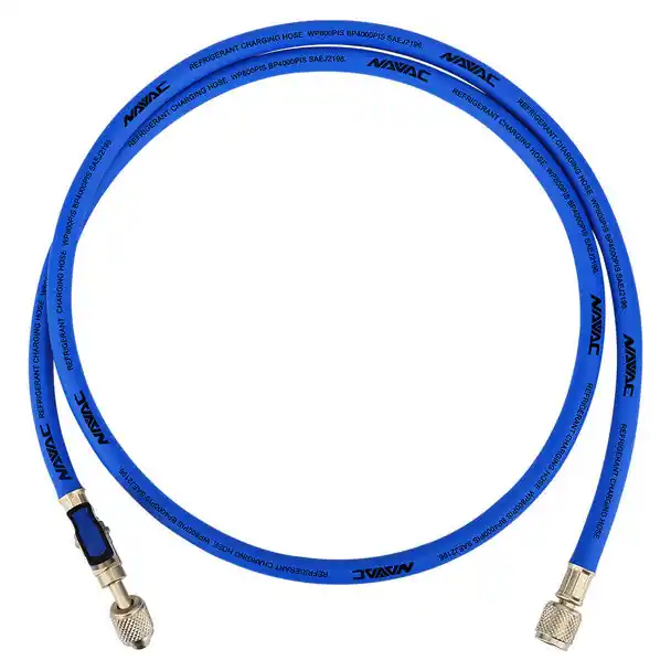 Navac NH5CB 1/4 inches Refrigerant Charging Hose w/Ball Valve (5 feet)