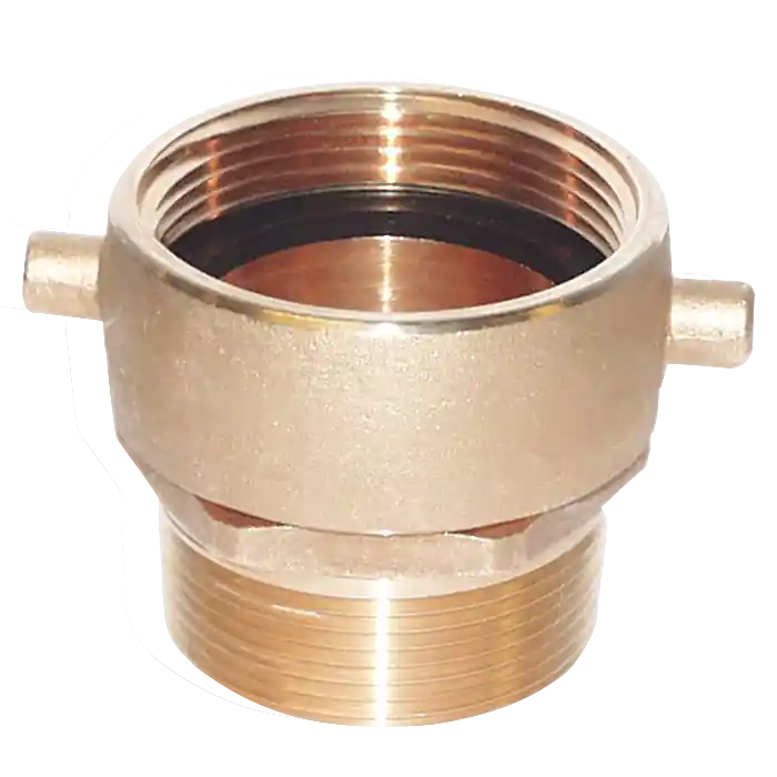 Legend Valve 322-235 2-1/2^ Fnst Swivel X 3^ Mnpt Brass Adapter