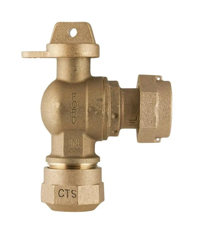 Ford Meter Box BA43-332W-Q-NL Angle Meter Valve 3/4 in