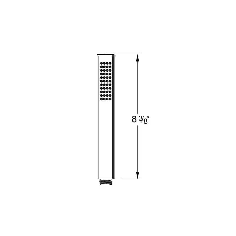 Huntington Brass P5931349 Square Style Hand Shower ABS