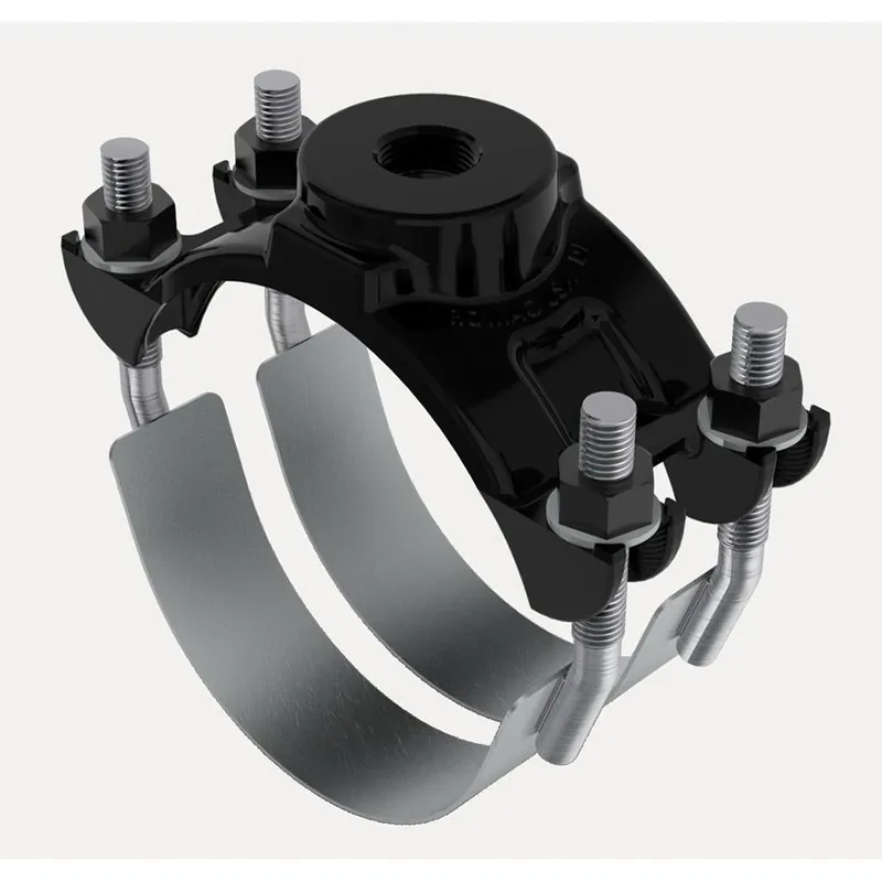Romac 286-090531 202ns 8.63-9.05 x 3/4^ cc double ss straps service saddle nylon coated