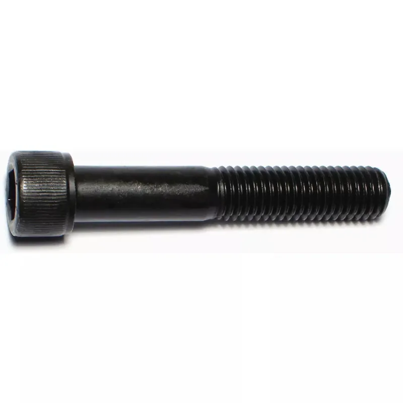 Midwest Fastener 51467 Cap Screw M12x1.75 70 mm L Coarse Thread Knurled Head Hex Socket Drive Steel 15
