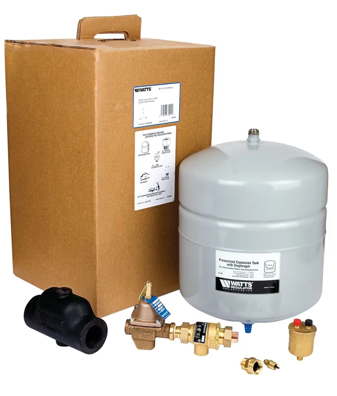 Watts 0235068 1 inches Combination Boiler Trim Out Package Includes 1/8 inches Duo Vent, 1/8 inches SCV, RBFF, ET-15 and B911S