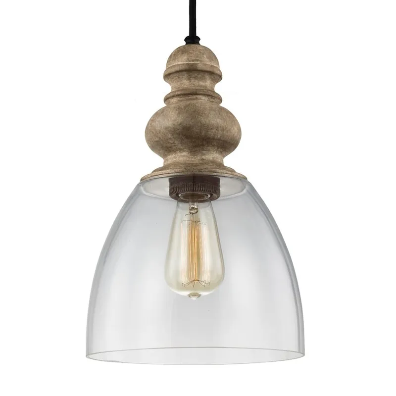 Seagull Lighting P1395DFW/DWZ Matrimonio Pendant 60W 9 inchesW x 13.75 inchesH