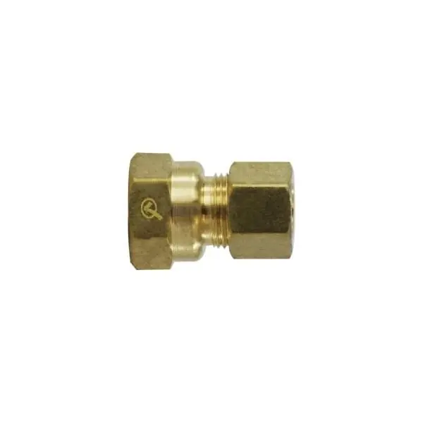 Brass 18154LF Compression Union 3/8 inches O.D. x 3/8 inches IPF