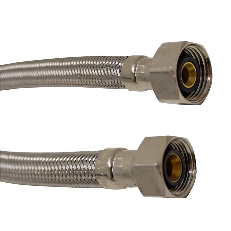 Fluidmaster SS3-12F Supply Tube Stainless Flex 1/2 OD X 1/2 IP X 12 Inch