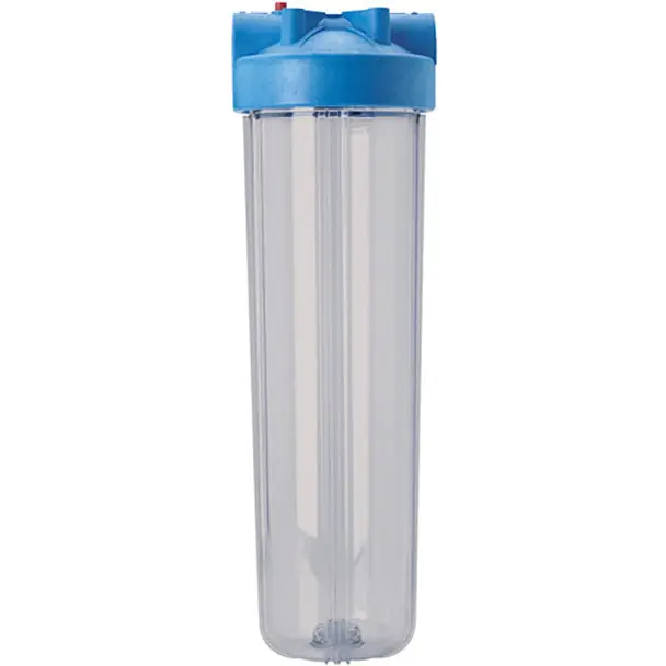 Pentair 166201 Pentek Filter Housing w/ 1 inches Ports & Pressure Release (Big Clear)