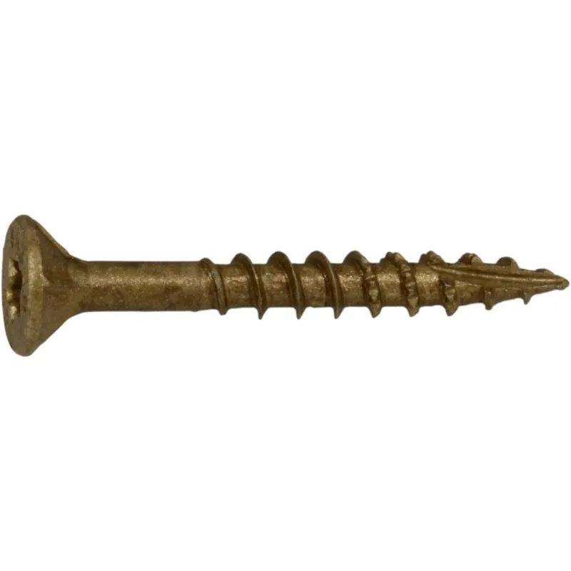 Midwest Fastener 50750 #9 x 1-1/2 inches Tan XL1500 Coated Star Drive Bugle Head Saberdrive Deck Screws