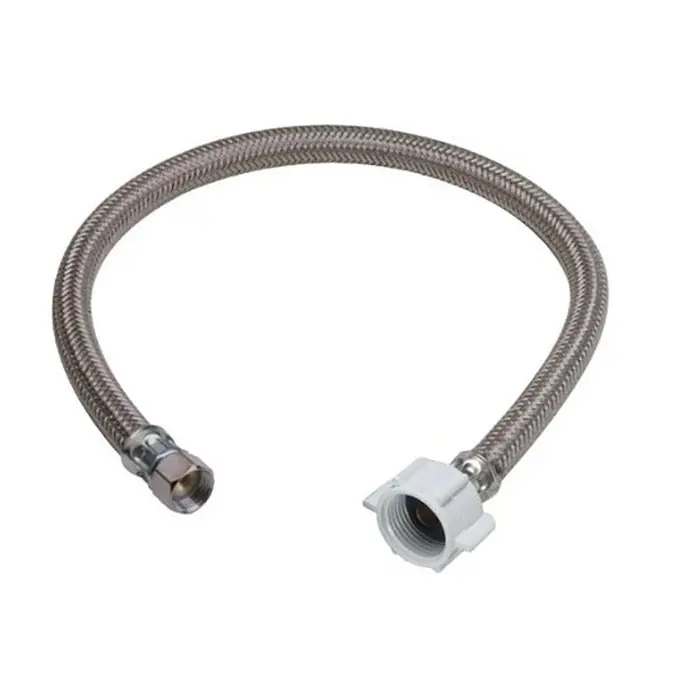 Brasscraft PLS1-16DL 3/8 in. Compression x 7/8 in. Ballcock Stainless Steel Connector for Toilets