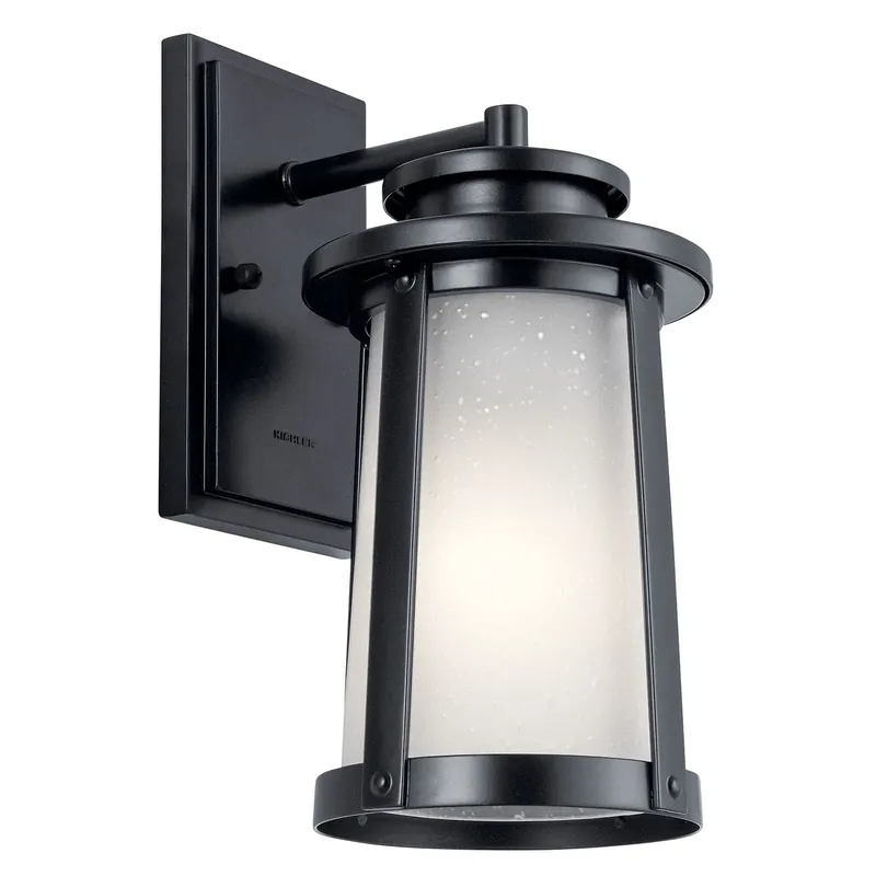 Kichler Lighting 49917BK Harbor Bay 60W 1-Light Outdoor Wall Sconce