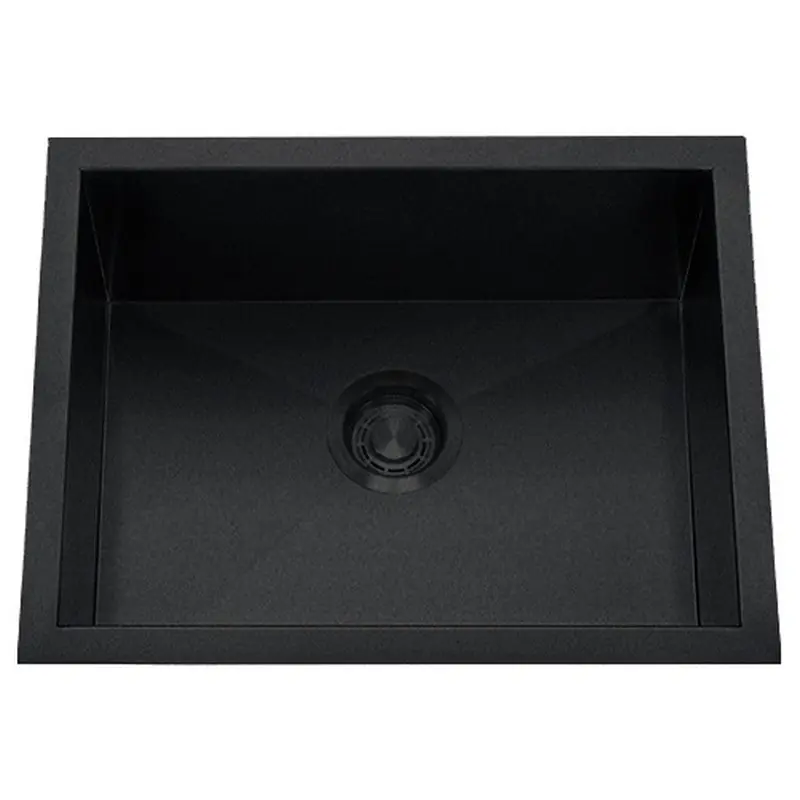 Dakota DSZ-2318CP Signature Z-Series 23 Inch Zero Radius Single Bowl Undermount Stainless Steel Kitchen Sink