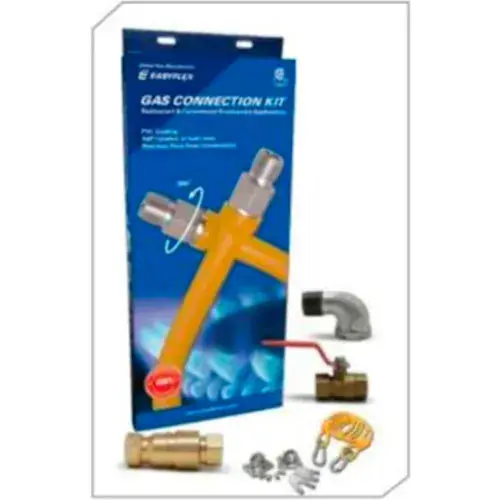 Easyflex EFGC-FS-034-K1-48 Gas Hose Connector Kit 3/4 inches x 48 inches