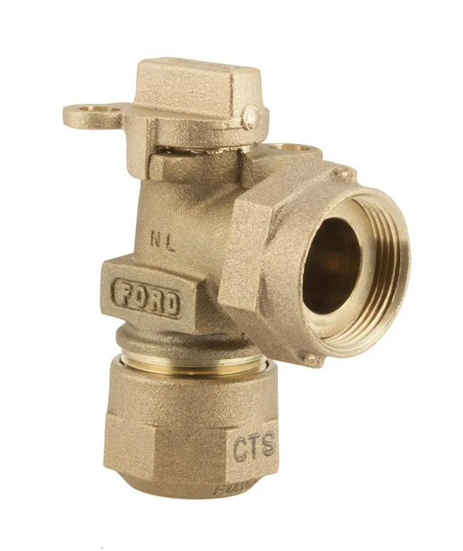 Ford Meter Box KV43-332W-Q-NL Key Valve 3/4 in. Angle