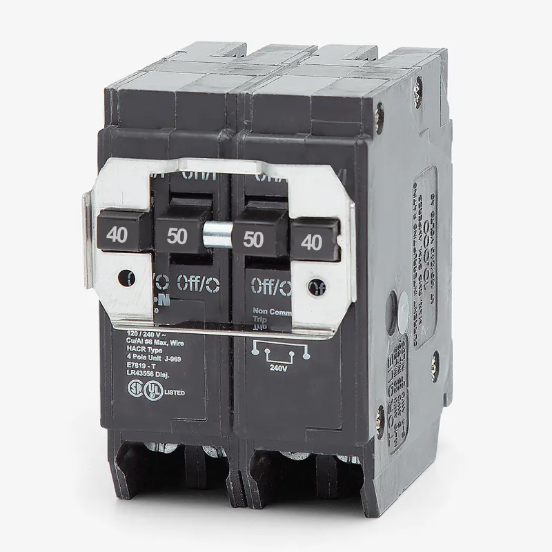 Cutler & Hammer BQ240250 BR Thermal Magnetic Circuit Breaker 40/50A