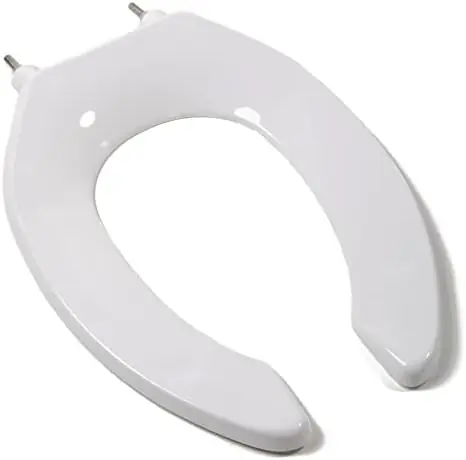 Comfort Seats C106C-00 Commercial Quality Toilet Seat Open Front Elongated