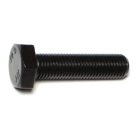 Midwest Fastener 73901 Class 10.9, M10-1.25 Hex Head Cap Screw, Plain Steel, 40 mm L, 10 PK