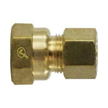 Brass 18155LF Adapter 3/8 inches OD x 1/2 inches