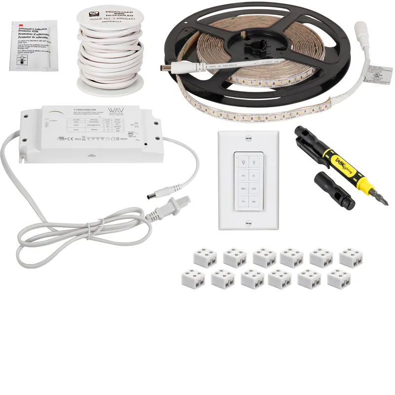 Task Lighting L-TK1Z1A-16 Tape Light Kit 16 Ft. 300 Lumens/Ft. 12-volt