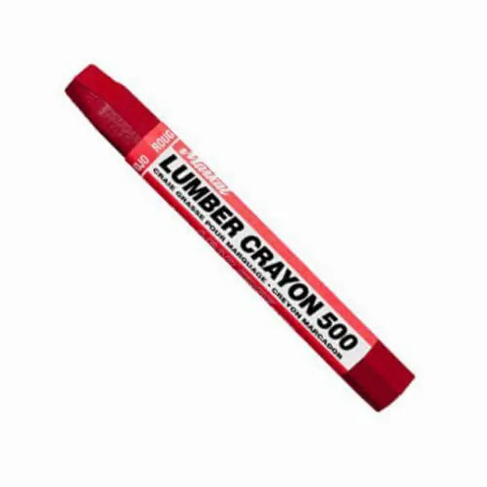 Markal 080322 500 Clay Based Lumber Crayon, 1/2 in Hex Tip