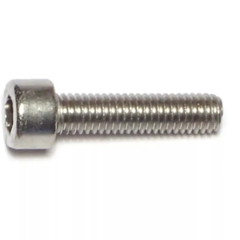 Midwest Fastener 75635 Cap Screw M6-1 25 mm Coarse Thread Hex Socket Drive