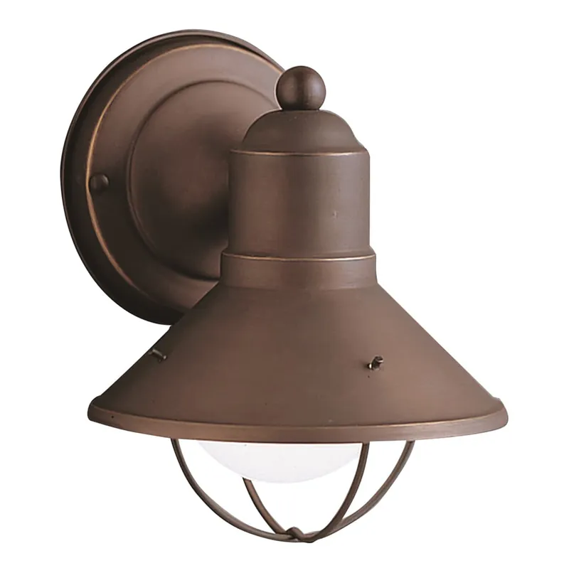 Kichler Lighting 9021ni Seaside 1-Light 7.5 inches Small Outdoor Wall