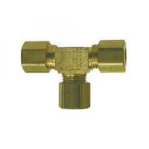 Anderson Metals 64A-44 Tee, Tube All Ends Fittings 1/4 inches