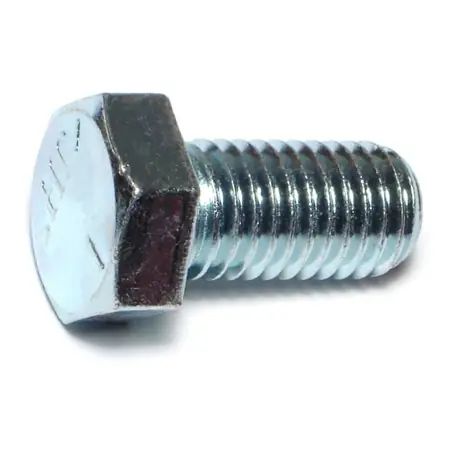 Midwest Fastener 53385 Hex Cap Screw 5/8-11 Thread 1-1/4 in OAL Grade 5