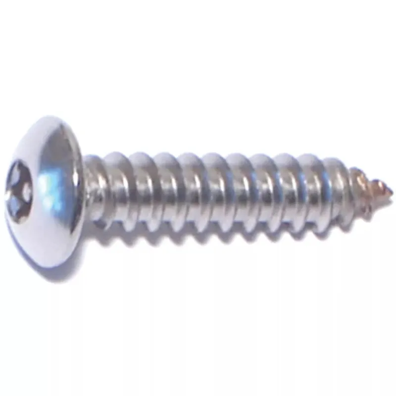 Midwest Fastener 77727 Sheet Metal Screw #8 x 3/4 in Round Head Torx Drive 15 PK
