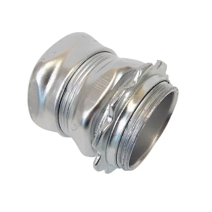 Atkore CC125RKON Connector Compression 1-1/4in STL STR