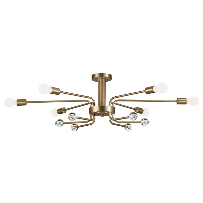 Kichler 52602CPZ Ocala Ceiling Light 60 W