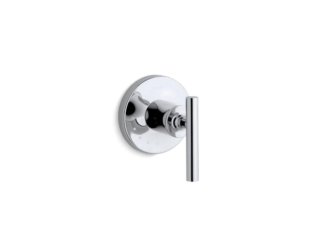 Kohler KT14490-4-CP Purist® MasterShower® volume control valve trim with lever handle