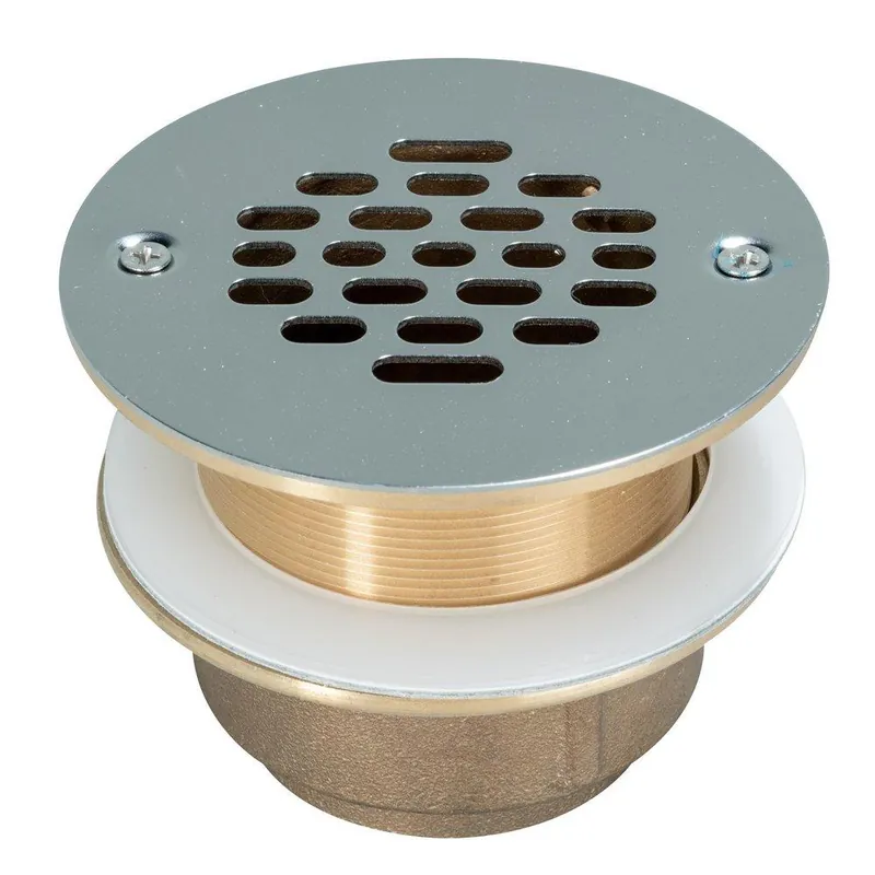 Ips Corporation 67039 Threaded Bronze/Brass Stainless Steel Shower Drain 2 in