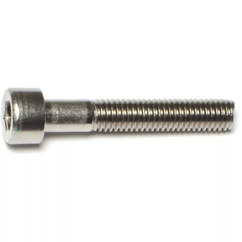 Midwest Fastener 75626 Cap Screw, M5-0.8 Thread, 30 mm L, Coarse Thread, Hex, Socket Drive, Stainless Steel