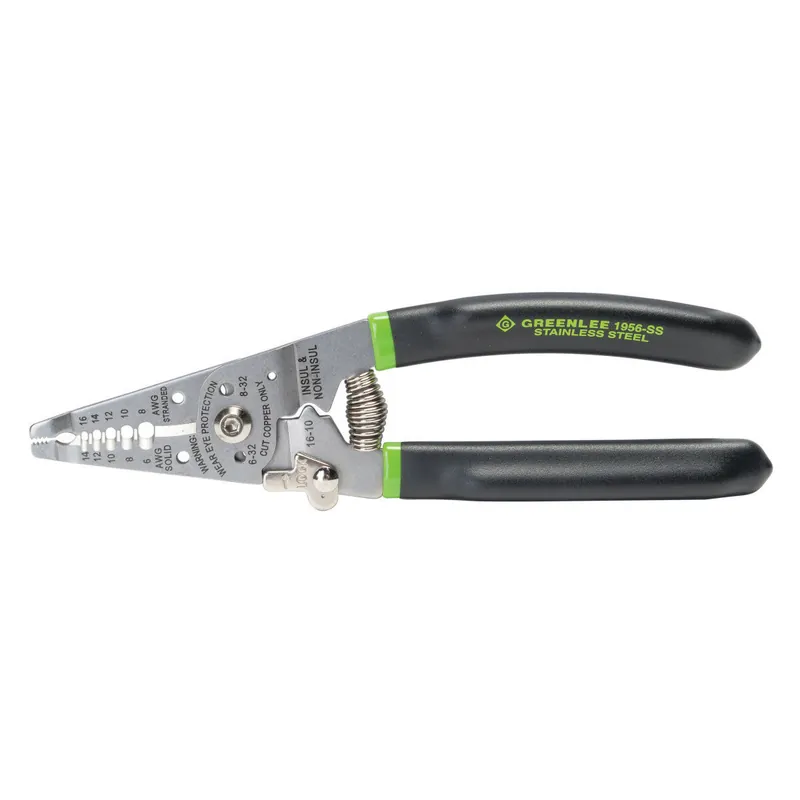 Greenlee 1956-SS Wire Stripper Manual Fixed Hole Pro