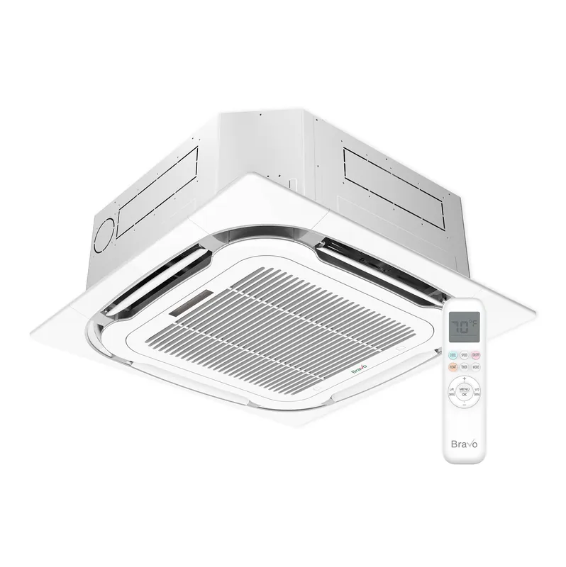 Bravo BRV-M09CT-230VI Milano Ceiling Cassette Mini Split Indoor Unit 9000 Btu/h 230V R32 Inverter